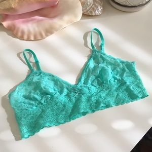 SOLD Aqua Lace Victoria’s Secret Bralette
